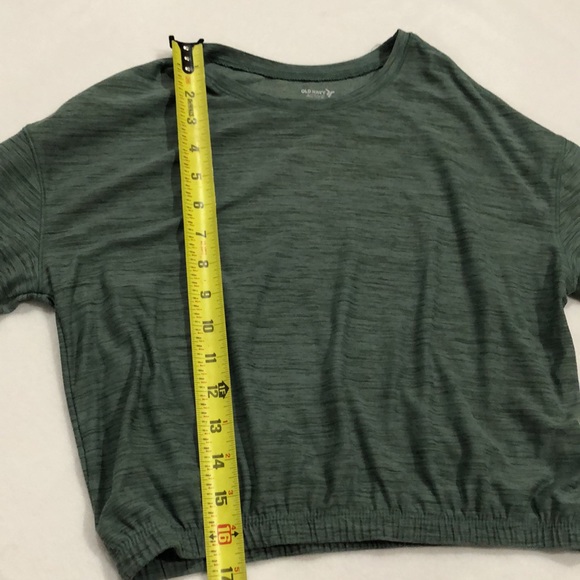 Green Old Navy Athletic Breathable Cinched Shirt - Picture 5 of 8